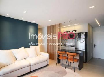 Apartamento · 72m² · 2 Quartos · 1 Vaga · Apartamento novo mobiliado a venda ou locação em Moema com 1 suite e proximo ao metrô com 1 vaga