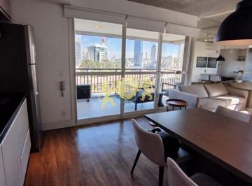 Apartamento · 60m² · 1 Quarto · 1 Vaga · Flat com 1 Quarto para alugar no Brooklin - Edifício Geo Berrini