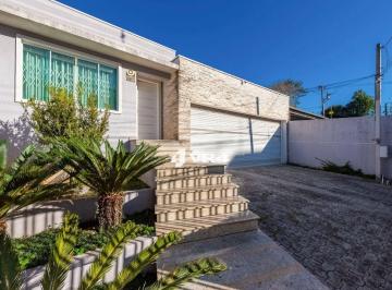 Fachada · Casa Térrea com Sobrado nos Fundos à venda no Guaíra, 4 Quartos, Área de Churrasqueira e Quintal - R