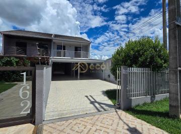 Casa · 132m² · 3 Quartos · 2 Vagas · Lindo Sobrado MOBILIADO (incluindo eletrodomésticos) á venda em Campo Largo/PR - Loteamento Bieda.