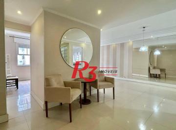 Sala para 2 ou 3 ambientes · Apartamento com 3 dormitórios para alugar, 70 m² por R$ 5.200,00/mês - Ponta da Praia - Santos/SP