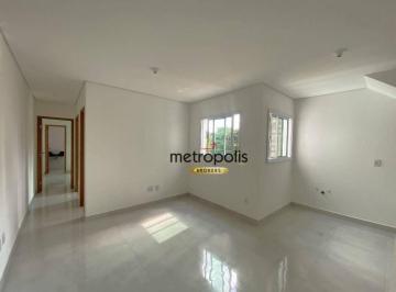 Sala de estar · Cobertura com 2 dormitórios à venda, 88 m² por R$ 550.000,00 - Vila Alzira - Santo André/SP