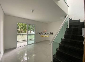 Sala de estar · Cobertura com 2 dormitórios à venda, 95 m² por R$ 580.000,00 - Vila Alzira - Santo André/SP