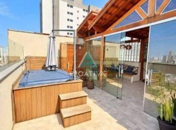 9401facc0f4d2eec39b0271eb7af8dbe22ab48fd · Cobertura com 2 dormitórios à venda, 180 m² por R$ 735.000,00 - Vila Valparaíso - Santo André/SP