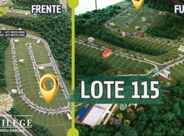 78bbb1a565756bdb3d7b797eb492f4119b562582 · Terreno à venda, 410 m² por R$ 385.000 - Condomínio Fechado Paysage Privilege - Ponta Aguda - Blumen