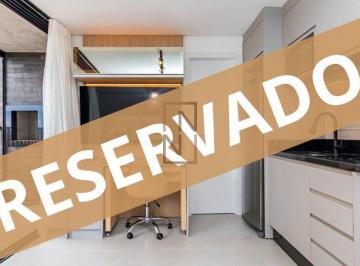 Apartamento · 25m² · 1 Quarto · 1 Vaga · Studio mobiliado no Batel com churrasqueira e vaga de garagem!