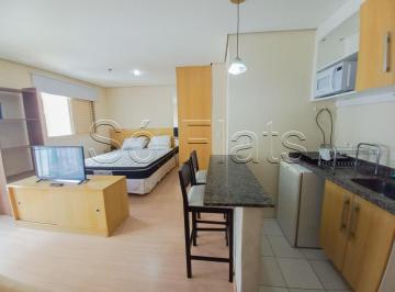Apartamento · 27m² · 1 Quarto · 1 Vaga · Flat Jardins Metropolis mobiliado disponível para locação próximo da Avenida Paulista.