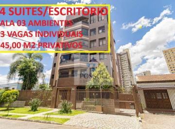 f312980692559fab6b264f28785e685fb74bc16c · Apartamento com 4 dormitórios à venda, 245 m² por R$ 1.590.000,00 - Cabral - Curitiba/PR