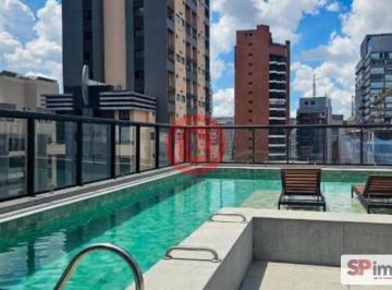 Foto 01 · Aluguel de apartamento studio em Pinheiros, São Paulo-SP: 1 quarto, 1 sala, 1 banheiro, 25m² de área