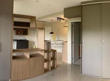 Apartamento · 50m² · 1 Quarto · 1 Vaga · Maravilhoso apartamento locação semi-mobiliado Trix Tamboré studio + 1 vaga