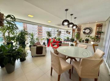 0f5ea9ca3704cf0a0a7fa68fe960979c847f2a32 · Apartamento com 4 dormitórios à venda, 167 m² por R$ 2.550.000,00 - Boqueirão - Santos/SP