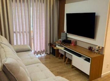 sala · Apartamento com 3 dormitórios à venda, 94 m² por R$ 865.000,00 - Vila América - Santo André/SP