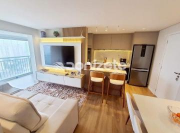 Apartamento · 64m² · 2 Quartos · 2 Vagas · Apartamento 2 quartos com varanda gourmet em Campestre, Santo André – 64 m², 2 vagas