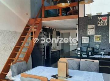 Apartamento · 110m² · 2 Quartos · 1 Vaga · Cobertura mobiliada de 110 m² na Vila Scarpelli, Santo André – 2 quartos, frente