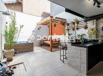 Casa · 211m² · 3 Quartos · 3 Vagas · Sobrado Residencial em Santo André (Vila Assunção) – 3 Suítes, 3 Vagas, Financia