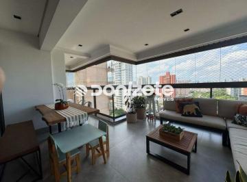 Apartamento · 160m² · 3 Quartos · 3 Vagas · Apartamento 3 suítes com varanda gourmet - 160 m², Jardim Santo André