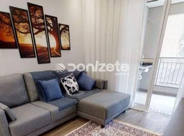 Apartamento · 66m² · 2 Quartos · 2 Vagas · Apartamento 2 Dormitórios com 1 Suíte no Campestre, Santo André – 65,64 m², 2 Vagas