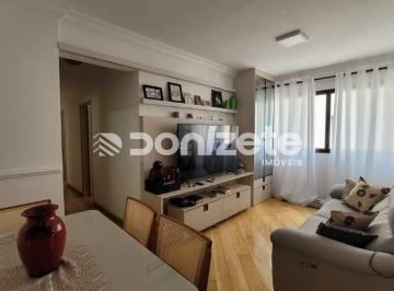 Apartamento · 75m² · 3 Quartos · 1 Vaga · Apartamento 3 Dormitórios com Suíte em Vila Valparaíso, Santo André – 75 m²