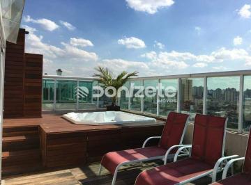 Apartamento · 160m² · 3 Quartos · 4 Vagas · Cobertura à venda no Campestre, Santo André - 3 dorms, 2 suítes, varanda gourmet, 4 vagas