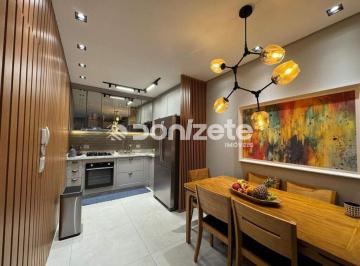 Casa · 125m² · 2 Quartos · 2 Vagas · Sobrado 2 suítes mobiliado na Vila Alzira, Santo André – 125 m² úteis, frente