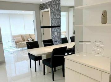Apartamento · 54m² · 1 Quarto · 1 Vaga · Flat para locação com 54m², Horizonte Jk no Itaim Bibi totalmente mobiliado e com serviços!