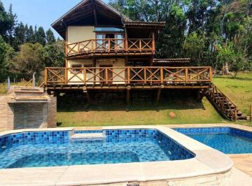 Rural de 4 quartos, Biritiba-Mirim · CHÁCARA ESTILO COLONIAL COM PISCINA E LASER COMPLETO - BIRITIBA MIRIM