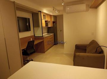 e3ffbe30057cf9e6e44bdbee48c9e542e46c78f4 · Studio com 1 dormitório para alugar, 33 m² mobiliado - Brooklin , próximo da Globo São Paulo