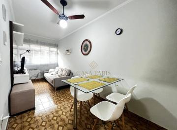 Sala · Apartamento MOBILIADO com 1 dormitório à venda, 38 m² por R$ 240.000 - Tupi - Praia Grande/SP
