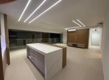 Apartamento · 142m² · 3 Quartos · 2 Vagas · APARTAMENTO LOCAÇÃO NOVO,  SEMI MOBILIADO, EM PREDIO ALTO PADRÃO PARQUE GLOBAL 142 M² 3 SUITES