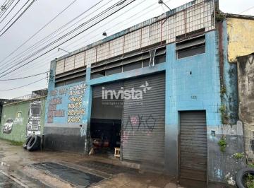 Comercial · 340m² · Galpão Comercial/Industrial para Aluguel em Santos – 340 m², Bairro Estuário