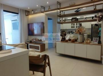 Apartamento · 83m² · 2 Quartos · 2 Vagas · Apartamento alto padrão à venda, 2 dormitórios, Ed. Reserva Brasil - Aparecida, Santos/SP