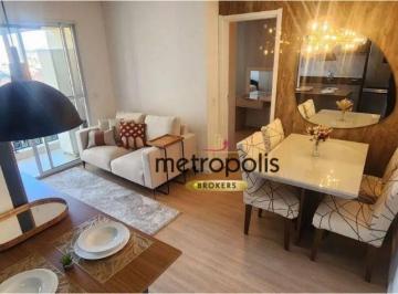 Sala  · Apartamento com 1 dormitório à venda, 48 m² por R$ 400.000,00 - Jardim Olavo Bilac - São Bernardo do