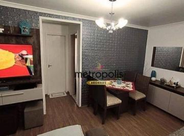Sala de jantar  · Apartamento com 2 dormitórios à venda, 47 m² por R$ 266.000,00 - Parque São Vicente - Mauá/SP