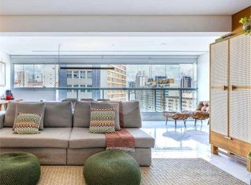 Apartamento de 2 quartos, São Paulo · Apartamento com 110 m² e 2 suítes para Venda e Aluguel em Pinheiros