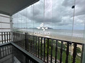varanda · Apartamento frente mar à venda - Gonzaga, Santos