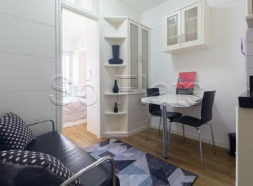 Apartamento · 27m² · 1 Quarto · 1 Vaga · Flat em Pinheiros disponível para locação, prox a Av. Faria Lima, Rebouças e Marg Pinheiros.