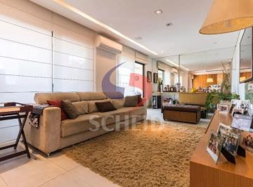 Sala · Apartamento á Venda no Brooklin - Varanda com Churrasqueira, 147m², 3 suítes, 3 vagas