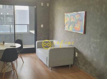 b73310d6ee09f120bbac5734a6171e462f4d603e · Apartamento Mobiliado com 1 Quarto, 46 m² - aluguel por R$ 3.000/mês ou venda por R$ 495.000 - Cond