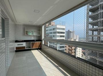 Apartamento de 2 quartos, Praia Grande · 2 Dormitórios com ampla metragem alto padrão com 3 vagas e sacada gourmet!