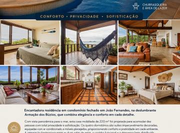 Casa de 4 quartos, Armação dos Búzios · Espetacular casa em condominio em João Fernandes, Buzios RJ