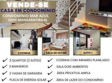 Casa · 93m² · 3 Quartos · 2 Vagas · Casa em , Mangaratiba/RJ de 93m² 3 quartos à venda por R$ 550.000,00