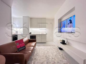 Apartamento · 48m² · 1 Quarto · 1 Vaga · Apartamento Mobiliado no Itaim Bibi 48m² com Vaga no Golden Tower Cidade Jardim
