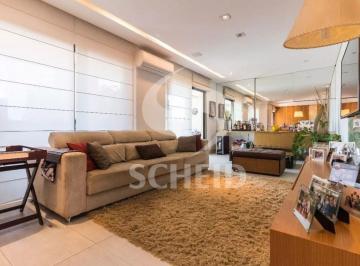 Sala · Apartamento para locação no Brooklin - Varanda com Churrasqueira, 147m², 3 suítes, 3 vagas