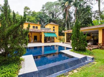 Casa · 980m² · 5 Quartos · 10 Vagas · CASA CHÁCARA FLORA  5 SUITES JARDIM  PISCINA  ESPAÇO GOURMET MUITO VERDE