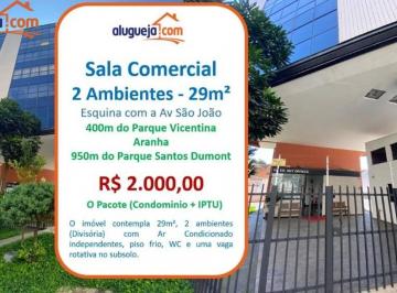 513a8e4f186ddc5a34342ef975cfc6bf5ca85500 · Sala para alugar, 29 m² por R$ 2.000,00/mês - Jardim Esplanada II - São José dos Campos/SP