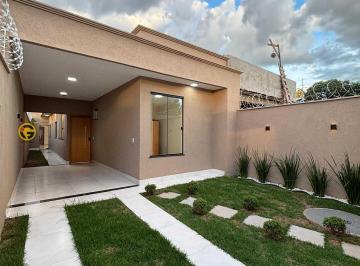 Casa · 117m² · 3 Quartos · 2 Vagas · CASA A VENDA NO SETOR CENTRO DE APARECIDA DE GOIÂNIA, 3 QUARTOS COM SUÍTE, GOURMET E PISCINA, NOVA, 