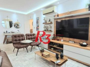 7592cb88fb49ce5c5ac0b801e91124b8c0942e79 · Apartamento com 2 dormitórios à venda, 104 m² por R$ 800.000,00 - Aparecida - Santos/SP