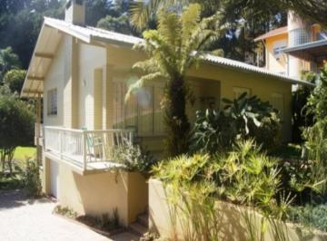 Casa · 130m² · 4 Quartos · 1 Vaga · Casa 3 Dormitórios com Suíte e Lareira no Juriti Nova Petrópolis | Pátio Amplo e Cercado