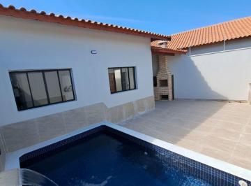 Casa de 2 quartos, Mongaguá · Casa NOVA com 2 quartos à venda em Itaguaí, Piscina, Churrasqueira