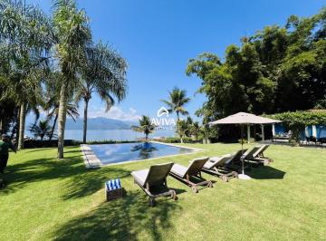 Casa · 1000m² · 10 Quartos · 8 Vagas · Espetacular Casa pé na areia e deck para embarcação em Angra dos Reis